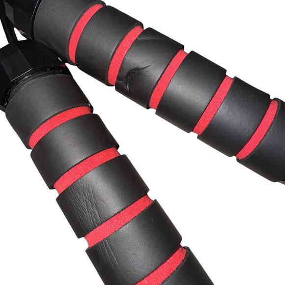 GoxRunx Jump Rope Black Red Foam Handles Adjustable Fitness Speed Skipping Rope - Picture 5 of 8